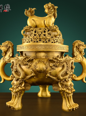 客厅玄关黄铜装饰摆件