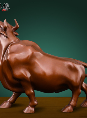 天祥缘紫铜牛旺市牛华尔街牛