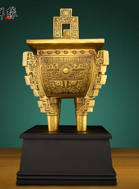 客厅办公室黄铜装饰摆件