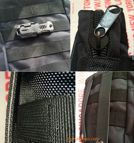 不打烊 轻量携行MOLLE附件包尼龙军迷挂包战术腰包后背杂物包户外 - 图0