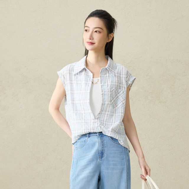 ເສື້ອຢືດ Jiarenyuan chiffon ມີ hem ບໍ່ສົມມາດ