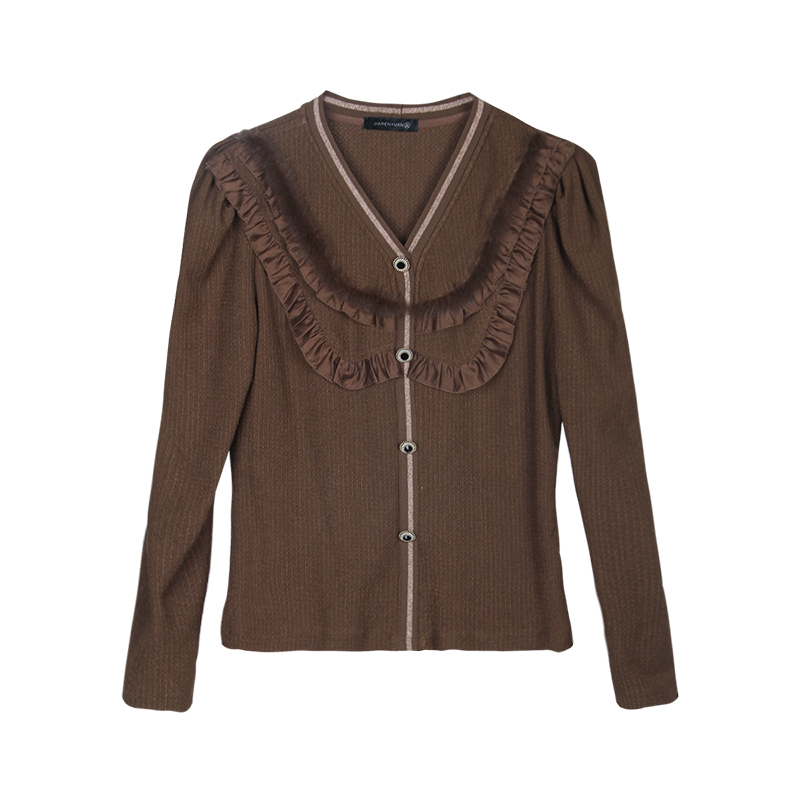  佳人苑蕾丝衫/雪纺衫