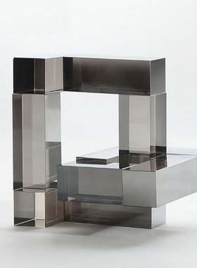 创意设计感水晶结构魔方装饰摆件