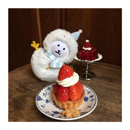 日本自嘲熊雪人娃衣毛绒公仔玩偶挂件海星体棉花娃娃生日礼物礼品 - 图3