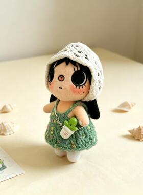 正版小玉yuy圣诞树绿色连衣裙头纱套装包包挂件送女生日礼物