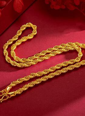 麻花结婚金金店同款首饰