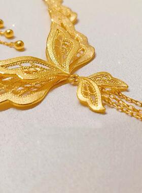 蝴蝶恋小众时尚镂空项链