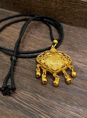 健康快乐宝宝锁铃铛福锁