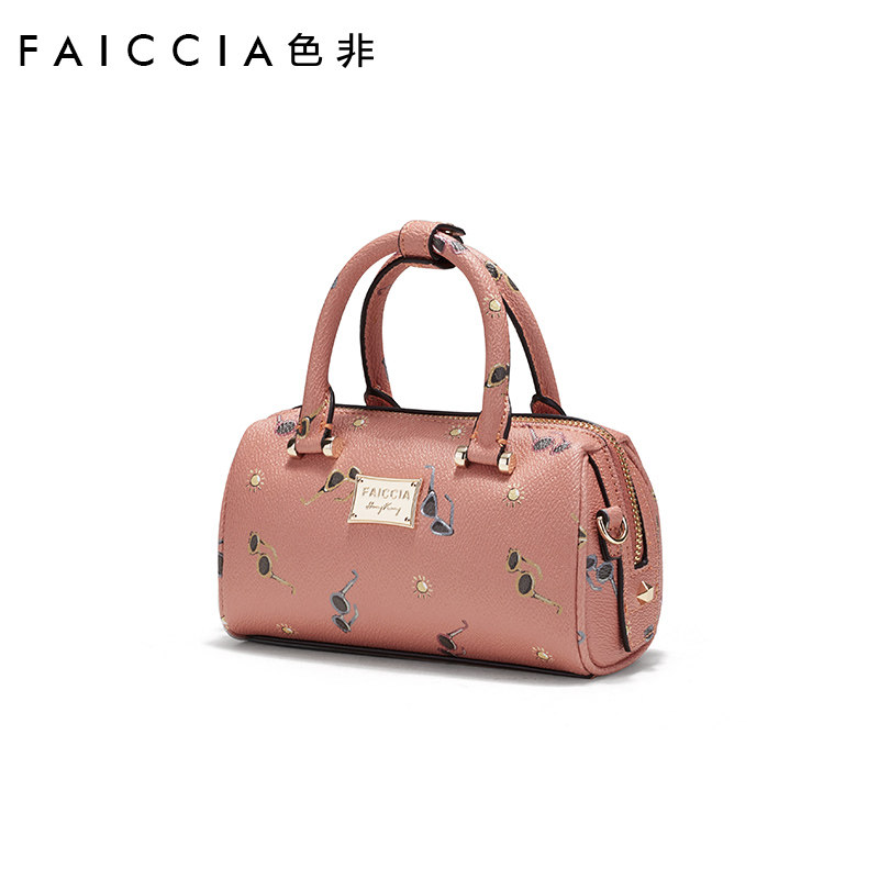 色非2020春季新款手提印花斜挎包 色非女士包袋