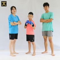 JC Jeka cool taekwondo short sleeve speed dry clothes running fitness breathable T-shirt sports training blouses short sleeves