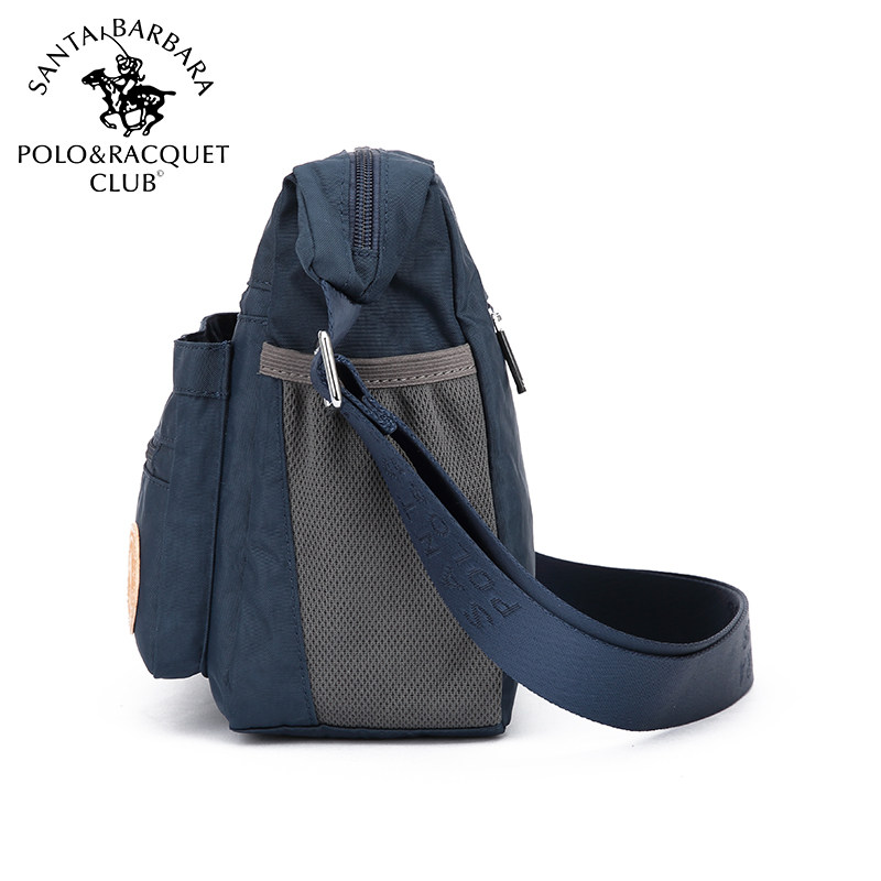 圣大保罗男士横款运动休闲单肩包 圣大保罗箱包男士包袋