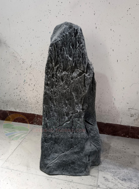 仿真玻璃钢石头人造泰山石定制枯山水工程造景庭院树脂空心假山石