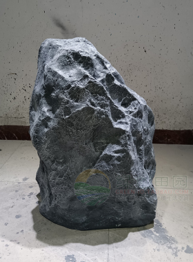 仿真玻璃钢石头人造泰山石定制枯山水工程造景庭院树脂空心假山石