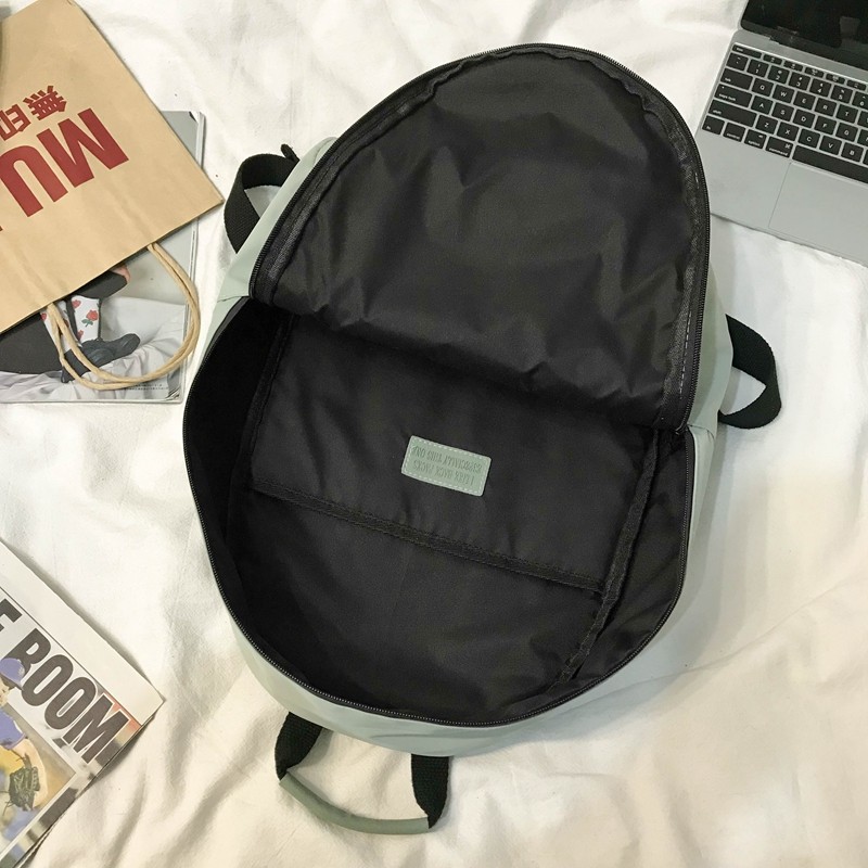 女大学生简约森系ins风韩版双肩包 佰利老人箱包双肩背包