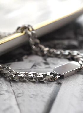 儿童时尚项链百搭个性潮流男女童街拍配饰链帅气男孩嘻哈街舞项链