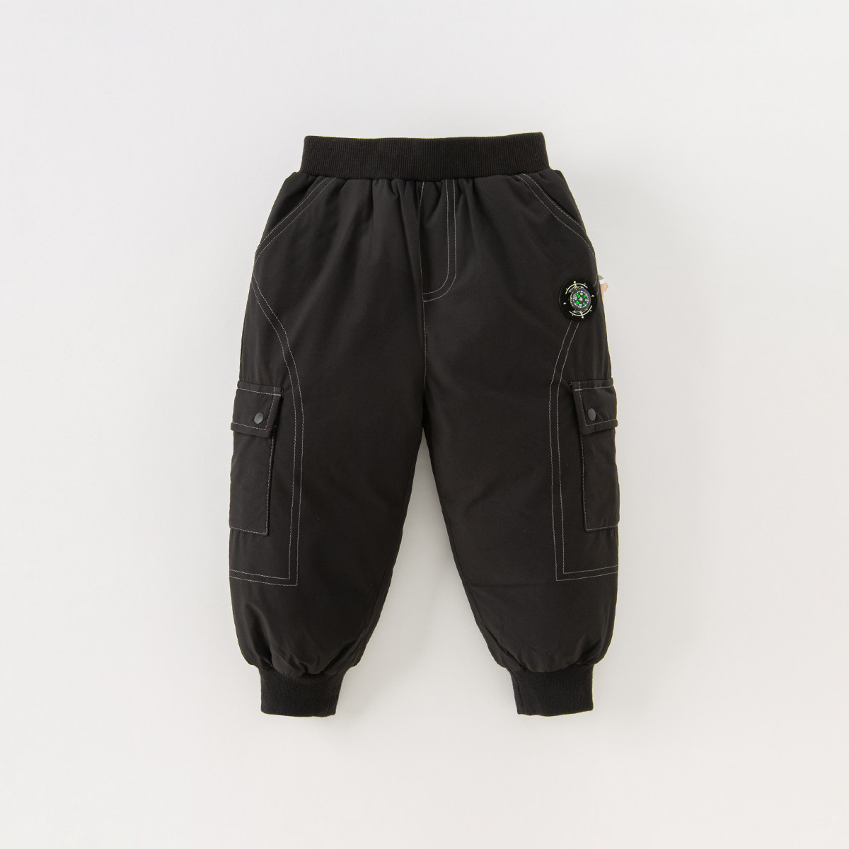 【抗菌绒】戴维贝拉儿童防水羽绒裤冬装新款男童工装裤长裤中大童,淘宝优惠券,粉丝福利购,淘宝优惠卷