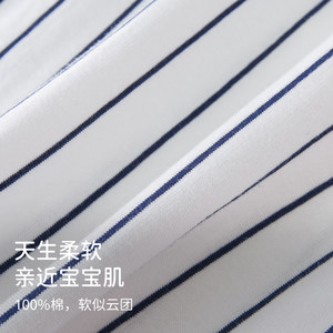 戴维贝拉婴儿衣服2024夏装新生儿连体衣男宝宝哈衣爬服套装童装男