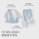 David Bella Children's Knitted Cropped Pants Sports Suit 2026 Summer Girls Big Children T-Shirt Pants Scimitar Pants