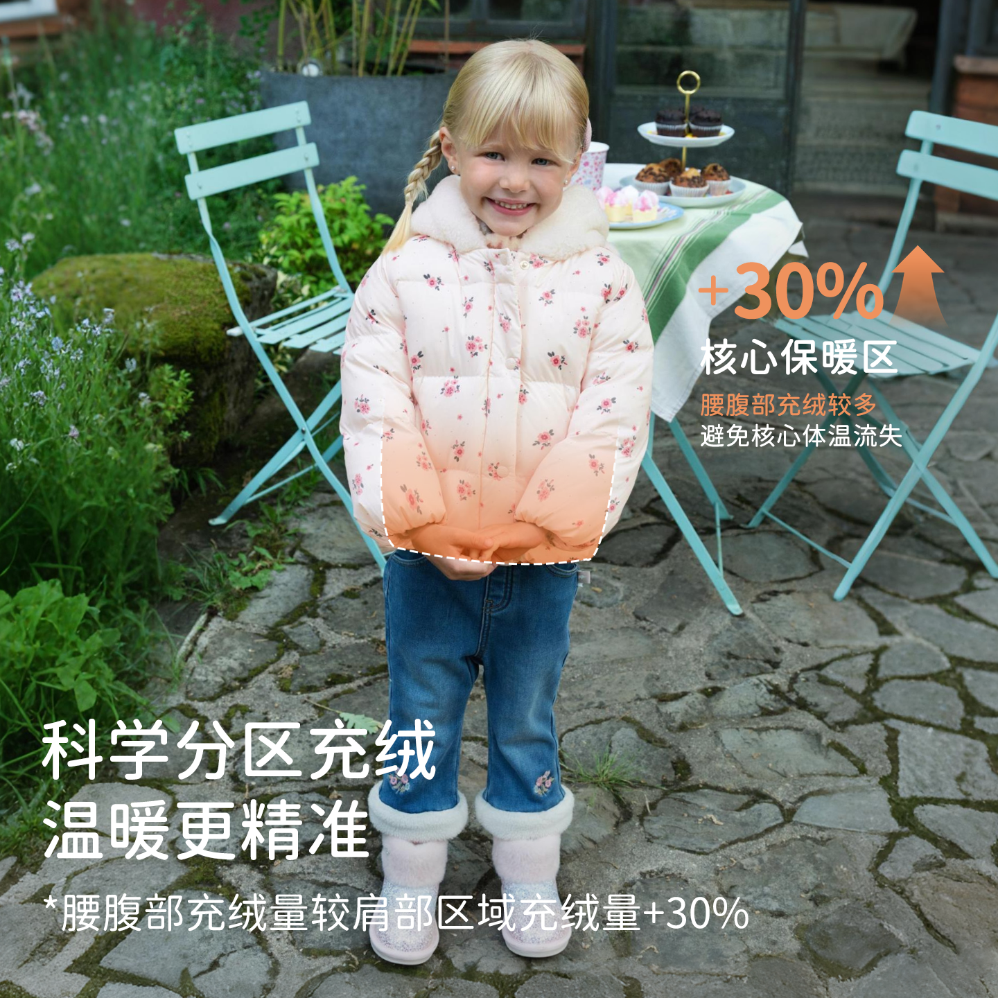 戴维贝拉女童三防羽绒服宝宝外套2026冬装新款儿童白鸭绒上衣A类,淘宝优惠券,粉丝福利购,淘宝优惠卷