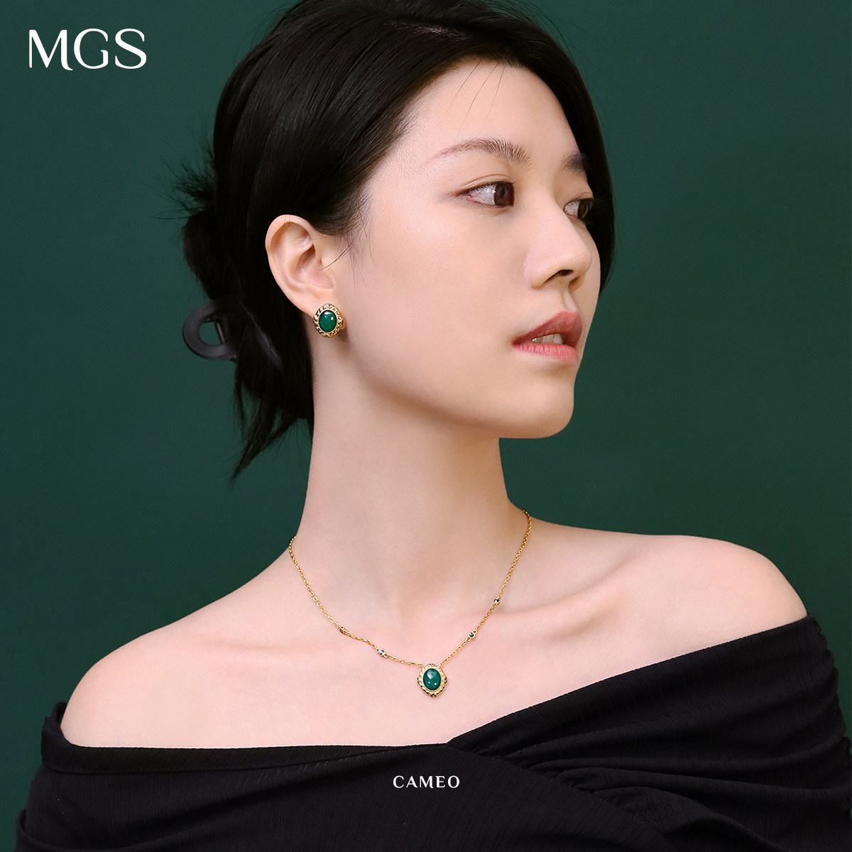 MGS/曼古银卡梅奥美人系列法式轻奢原创小众设计耳环简约高级,淘宝优惠券,粉丝福利购,淘宝优惠卷