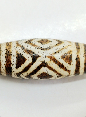 天珠木化石手编转经结财富缘起