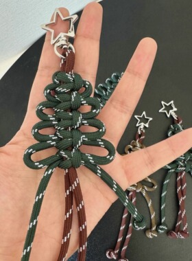 miu系绳结圣诞树简约挂饰