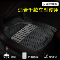 Car footbed single sheet main driving special ground mat waterproof non-slip resistant dirty and cut silicone ground blanket-type foot cushion