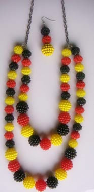 长款时尚风珠子韩版毛衣链