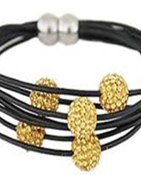 时尚钻球手链淘宝热卖男女编织