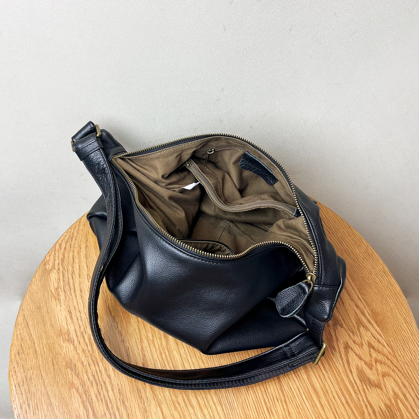 Genuine leather women's bag cowhide hobo bag shoulder bag crossbody bag