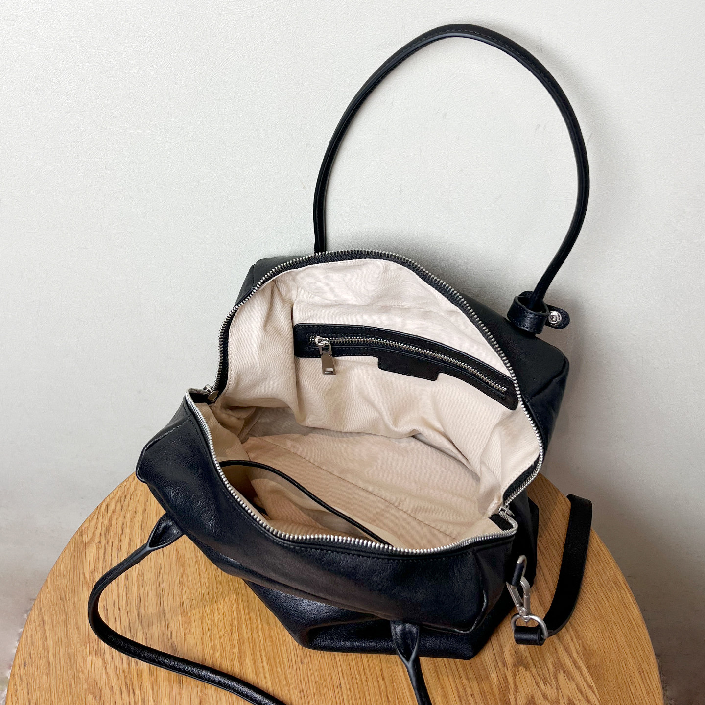 复古植鞣皮真皮女包手提包单肩包保龄球包头层牛皮包包女士腋下包,淘宝优惠券,粉丝福利购,淘宝优惠卷