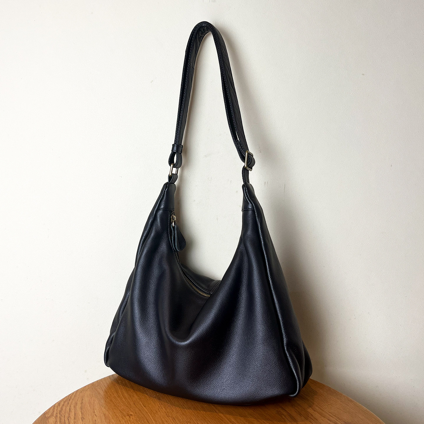Genuine leather women's bag cowhide hobo bag shoulder bag crossbody bag