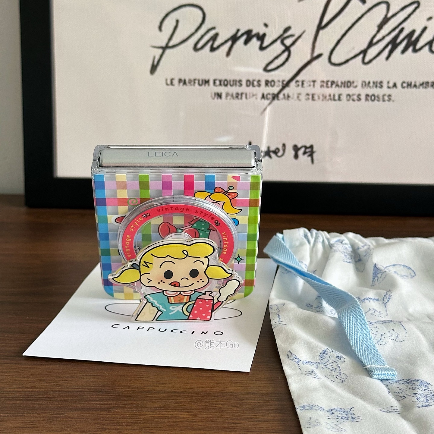 可爱原田治女孩适用华为PuraX手机壳pocket2三星ZFLIP7/6/5小米Mixflip2磁吸支架Nova挂链硬OPPOn3flip荣耀V - 图0