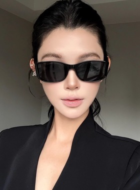 猫眼偏光墨镜女高级感曲面