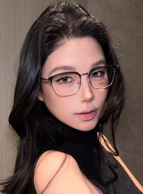 弗瑞姆复古半框近视眼镜框425