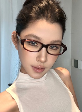 个性新款百搭简约潮网红黑框眼镜