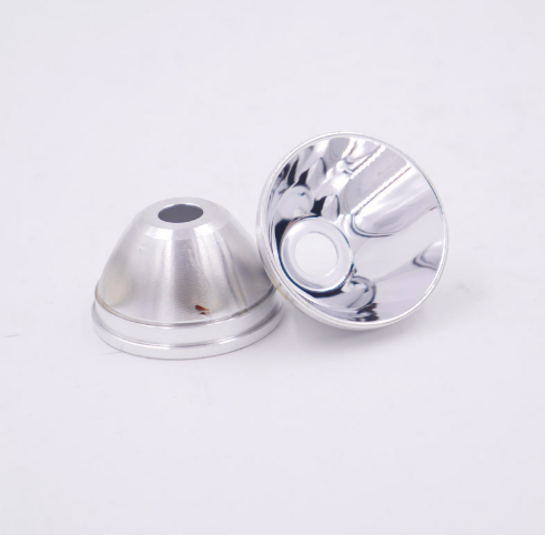 36.5x21x9mm 铝制真空电镀反光杯橘皮/光面CREE全系灯珠通用T6 L2 - 图1