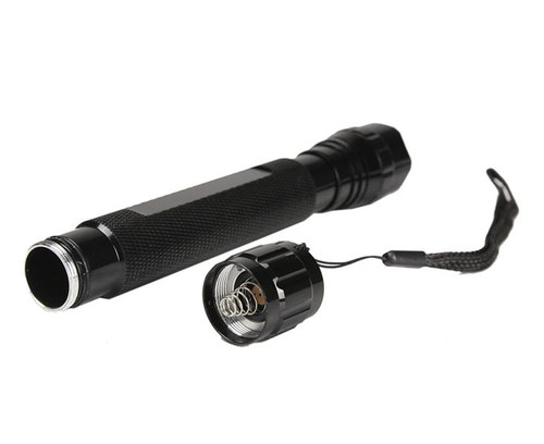 UltraFire 501D CREE Q5 T6 L2 V5 V2单档强光手电筒2节18650长款 - 图1
