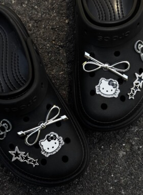 凯蒂乐园洞洞鞋鞋花Hellokitty适配crocs卡洛驰洞洞鞋配饰鞋扣