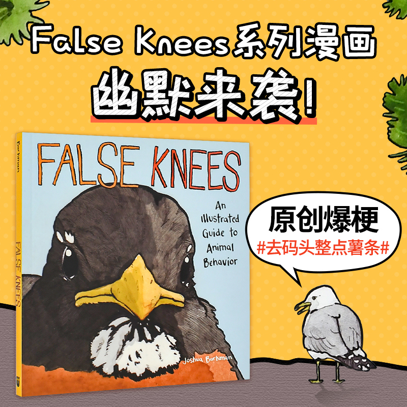 【现货】爆红漫画系列我能有什么坏心思呢False Knees短篇荒诞幽默搞笑作品集英文原版网络人气 Joshua Barkman乔舒亚·巴克曼-图3