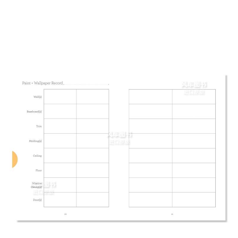 【预 售】家:实用手册帮你打造永恒之家 Home: A Journal: Plans, Tips, and Prompts for Creating your Forever Home英文室内设 - 图3
