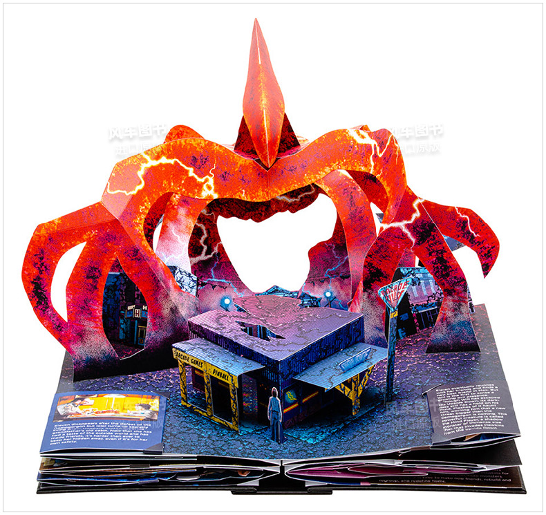 【现货】怪奇物语立体书(美版) Stranger Things: The Ultimate Pop-Up Book 英文原版3D立体书艺术画册 Netflix剧集周边书籍 - 图2