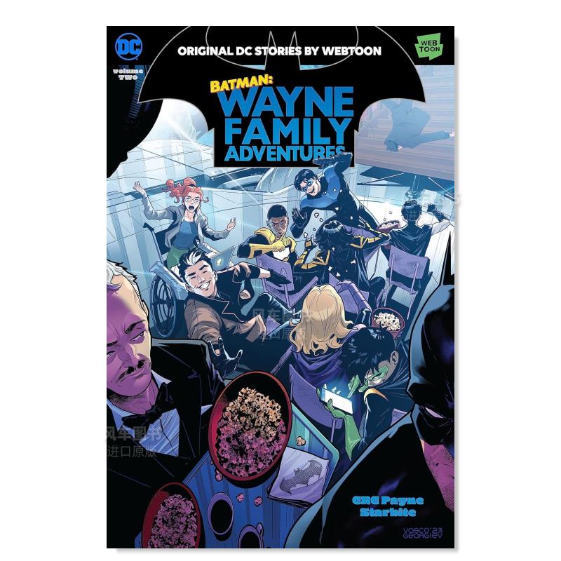 DC漫画蝙蝠侠:韦恩家族历险记第二卷 Batman 2:Wayne Family Adventures英文漫画书原版进口图书韦恩家族的冒险-图0