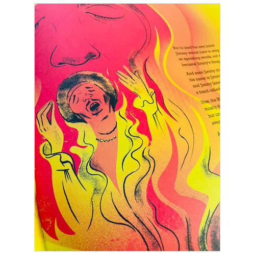 【现货】献给吉米的歌：吉他传奇吉米·亨德里克斯的故事The Story of Guitar Legend Jimi Hendrix 乐坛人物故事艺术绘本英文原版 - 图3