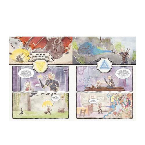 【现货】漫画 小巫师 The Little Witcher 英文漫画书原版进口美漫漫画书籍 意大利画师Giada Carboni - 图2
