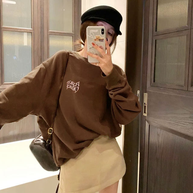 Women's loose Korean style ins trendy sweatshirt top