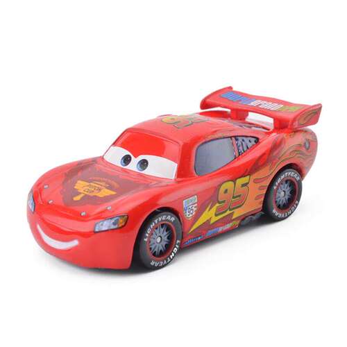 1:55 Disney Cars Metal Diecast Toy Car Lightning McQueen Car - 图3