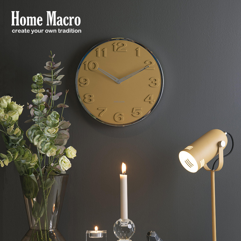 荷兰KARLSSON新款Original数字挂钟客厅家用简约北欧风格时尚钟表-图0