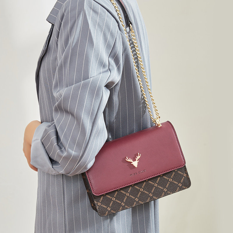 cluci 2020新款潮小ck单肩女斜挎包 cluci女士包袋