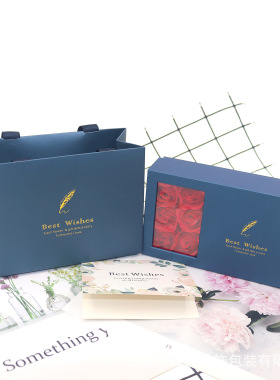 情人节礼物6朵玫瑰花礼盒